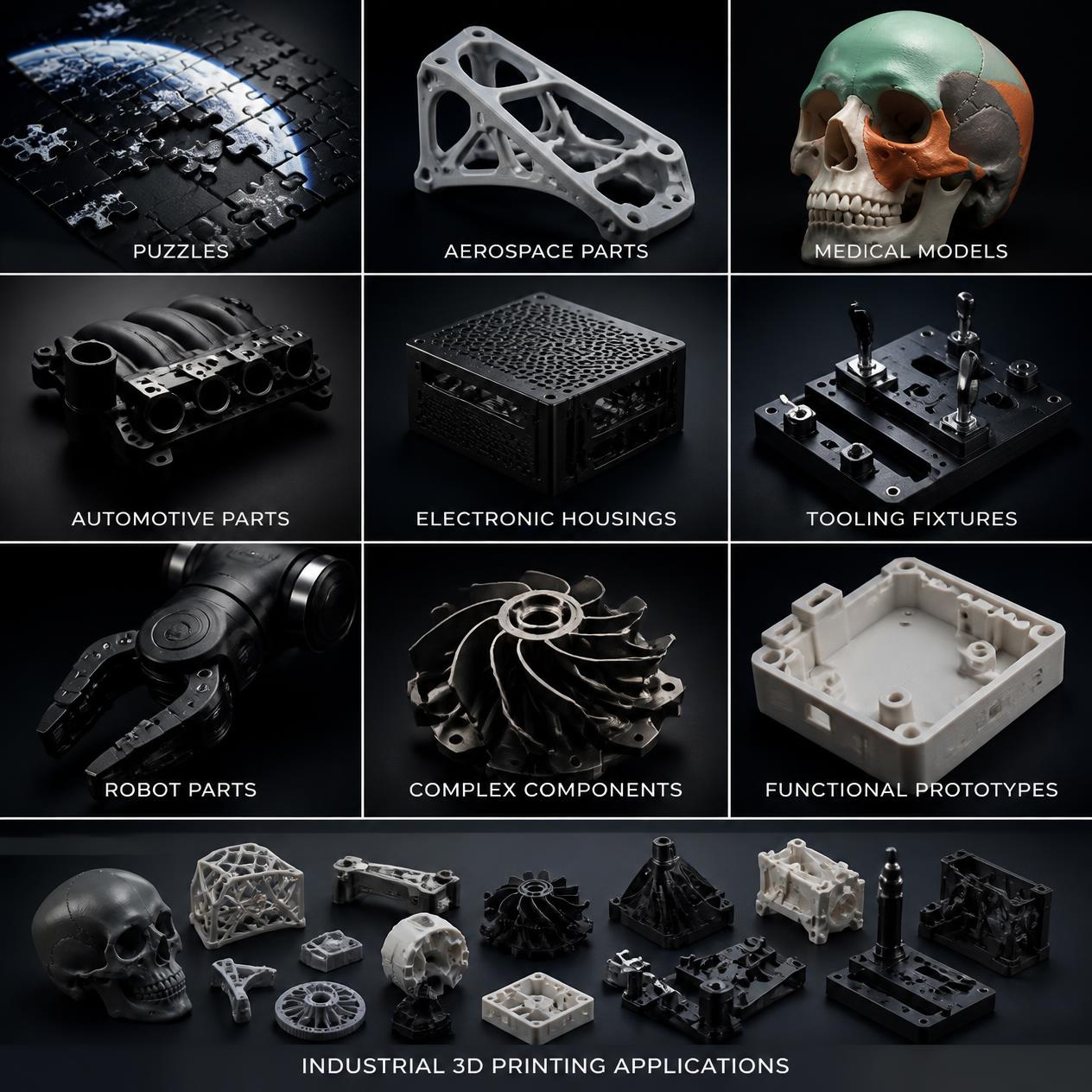 3D Printing Applications and Industries