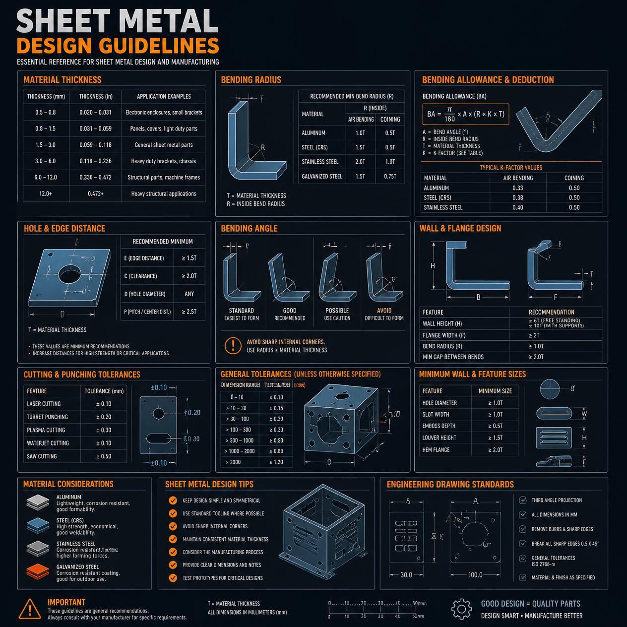 Sheet Metal Fabrication Design Considerations and Capabilities