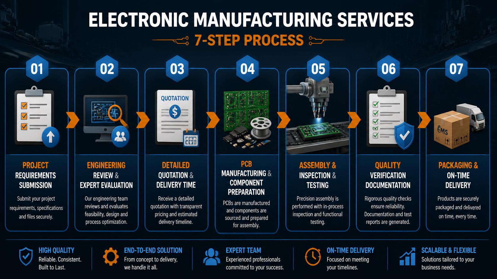 Our Electronics Manufacturing Process