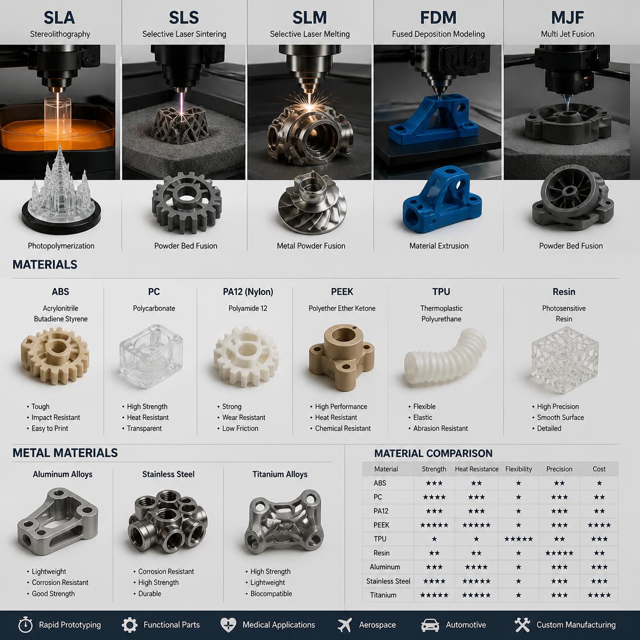 Materials for 3D Printing