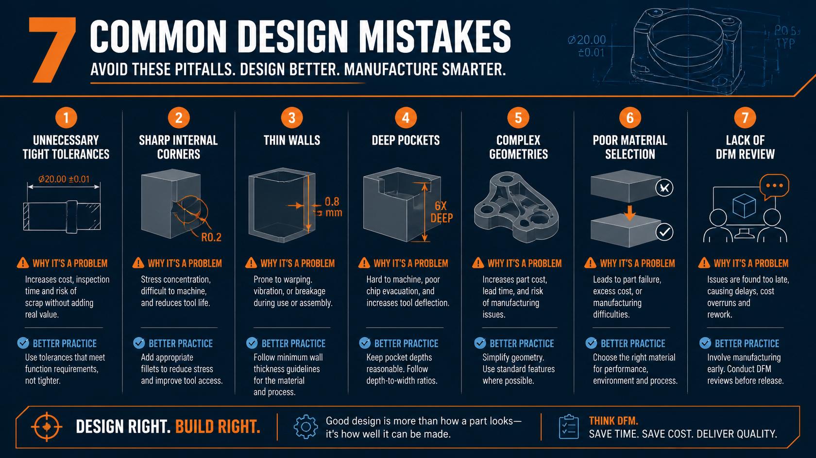 7 Common CNC Machining Design Mistakes Common CNC Machining Design Mistakes