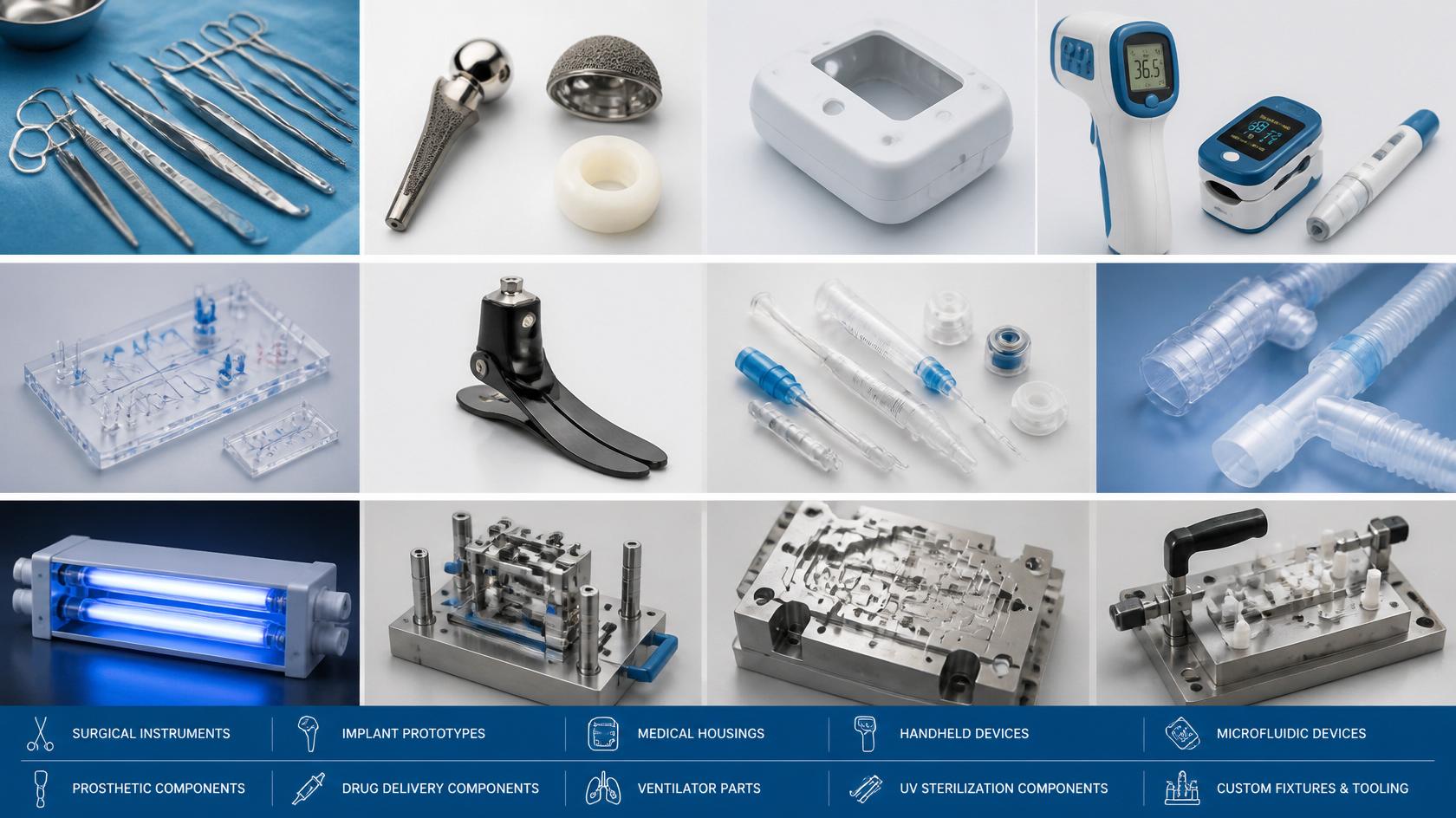Typical Medical Applications & Parts